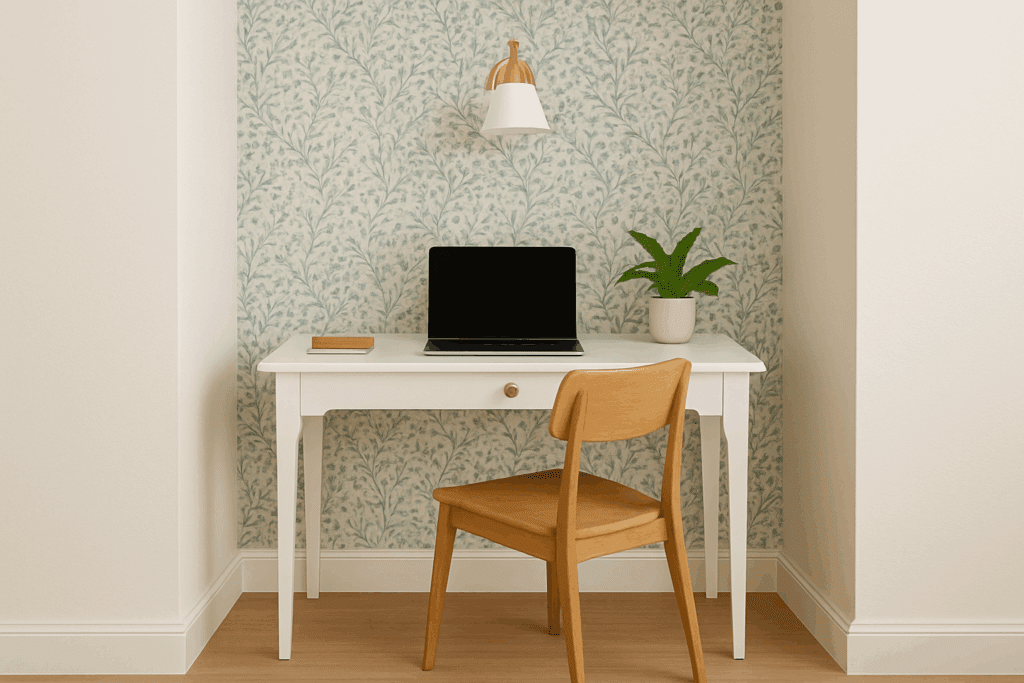 Turn a Vanity Table Into a Stylish Workstation