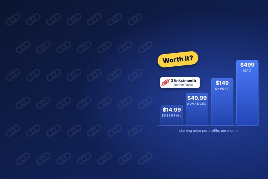 Meta One for Business plan prices from $14.99 to $499 a month, with a two links per month limit on free Facebook Pages.